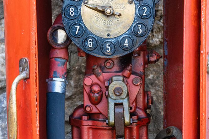 An old Petrol Pump